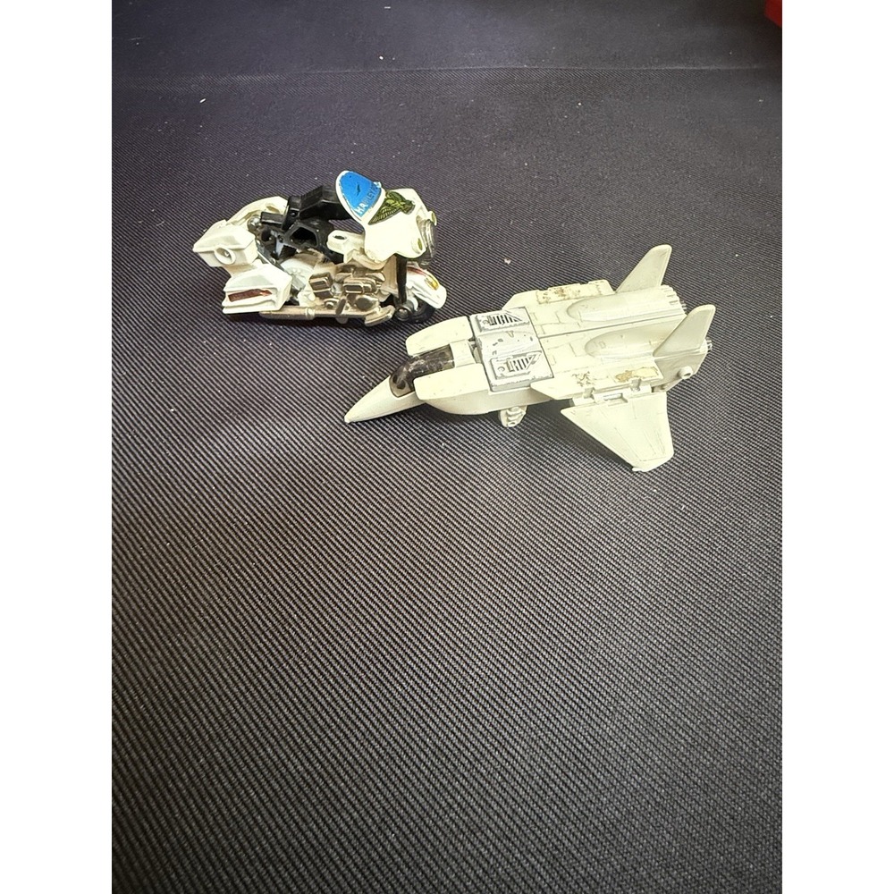 1983 Bandai GoBots MR-25 Leader 1 F-15 Eagle Jet & Harley Bot Vintage Toy